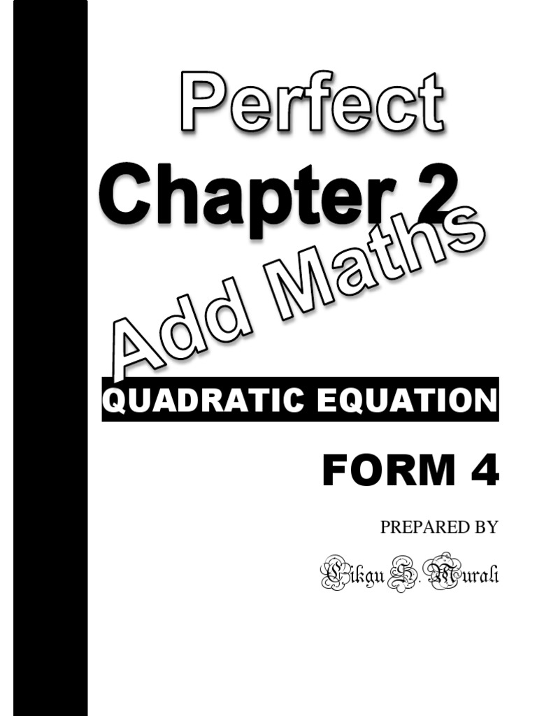 Headings add maths f4 pdf equations teaching mathematics