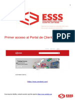 Procedimiento Primer Acceso ESSS Customer