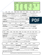 Fill The Gaps Verbs Followed by An Infinitive Grammar