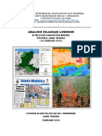 Analisis Kejadian Longsor: Badan Meteorologi Klimatologi Dan Geofisika Stasiun Klimatilogi Kelas I Semarang
