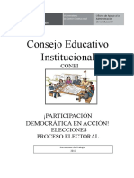 Consejo Educativo Institucional: Conei