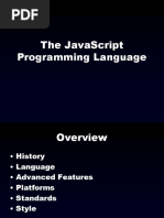 The Javascript Programming Language