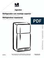 Top-Mount Refrigerator Refrigerador Con Montaje Superior R - Frig - Rateur Superpos