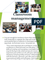 5. Classroom Management