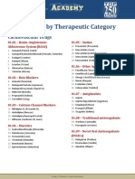 Drug List by Therapeutic Category: Cardiovascular Drugs