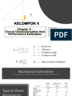 Estimating Resistance and Capacitance in Integrated Circuits