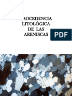 11 Procedencia de Areniscas