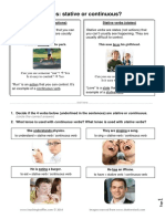 Present Simple vs. Present Continuous - Worksheets PDF