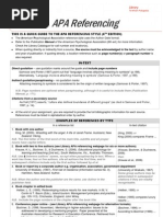 Download APA Referencing 6th Ed Quick Guide by hartym SN37504220 doc pdf