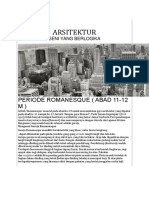 Arsitektur: Periode Romanesque (Abad 11-12 M)