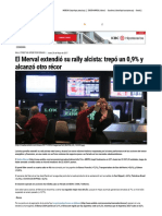 El Merval Extendió Su Rally Alcista - Trepó Un 0,9% y Alcanzó Otro Récor - Ambito