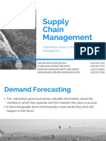 Supply Chain Management