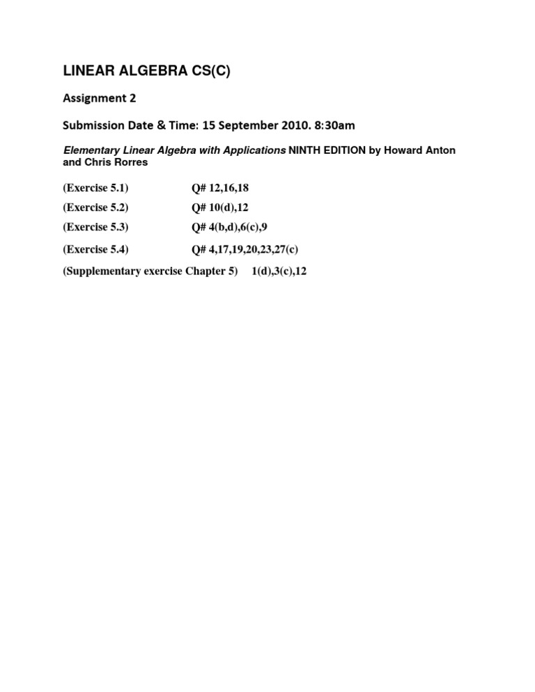 Assignment 2 | PDF