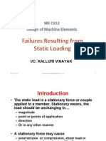 Static Loading - Failure