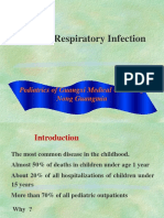 Acute Respiratory Infection: Pediatrics of Guangxi Medical University Nong Guangmin
