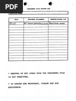 LEFT Side of Separated Personnel File, CAROTTI, MOISES, CCN 9728