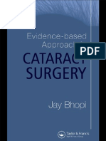 Evidence Based Approach in Cataract Surgery