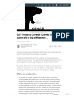 SAP Process Control - 12 Little Things That Can Make A Big Difference... - LinkedIn