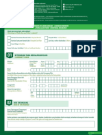 Formulir Living Claim - Asuransi Individu