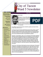 City of Tucson Ward 5 Newsletter - March 2018