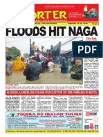 Floods Hit Naga: Floods, Landslide Cause Evacuation of 300 Families in Bicol