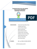 Procesamiento Del Gas Natural-Petroquimica