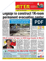 Legazpi To Construct 1k-Room Permanent Evacuation Center: Tolentino Forms Anti-Lahar Intervention Task Group