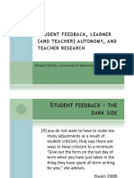 2012 Glasgow Pce Research Sig Student Feedback