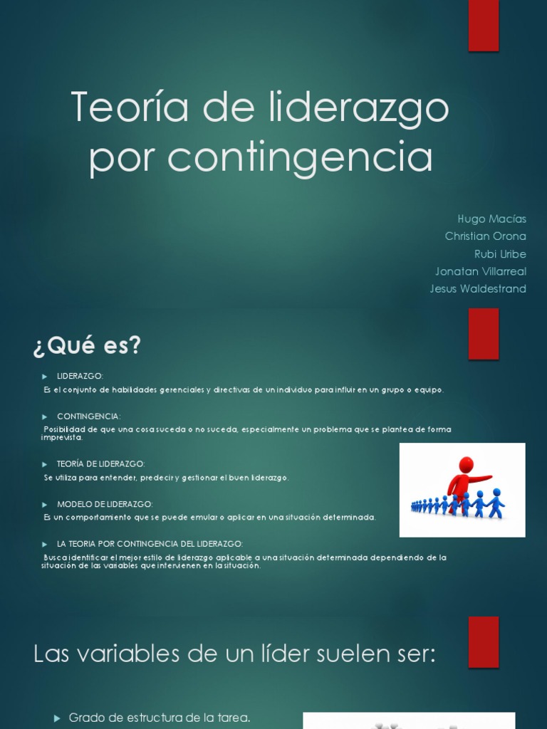 Teoría de Liderazgo Por Contingencia Acción (filosofía