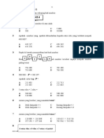 Soalan Matematik Tahun 5 Ujian 1 Bulan Mac 2018