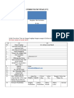 Format Curriculum Vitae Mahasiswa Pend - Bio Bio Murni (Jum, 23 Feb.2018)