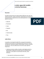 Definición de Las Siete Capas Del Modelo OSI y Explicación de Las Funciones