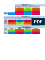 Horario de Rotación 6to B 1