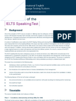 The Revision of the IELTS Speaking Test