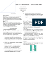 The Study of Service Core in A Tall Hotel Building: Saumya Panicker