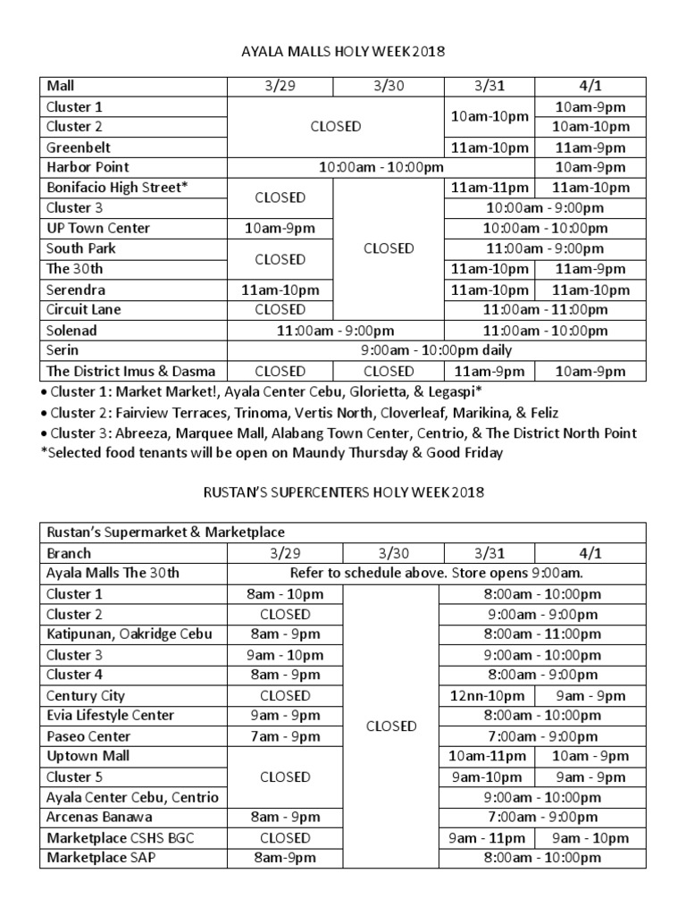Holy Week Guide | PDF | Business | Foods