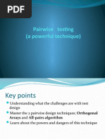 Pairwise Testing (A Powerful Technique)