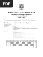 Unit 3 Mathematical Methods SAC Practice | PDF | Function (Mathematics ...