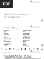 Associate Data Analytics-Most Demanded Course