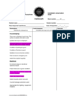 Gc3 - The Health and Candidate's Observation Safety Practical Application Sheet