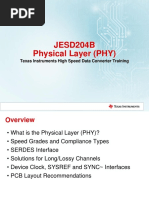 JESD204B Physical Layer (PHY) : Texas Instruments High Speed Data Converter Training