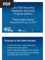 Download Lets Talk Recycling Presentation by City of Saskatoon SN37508217 doc pdf