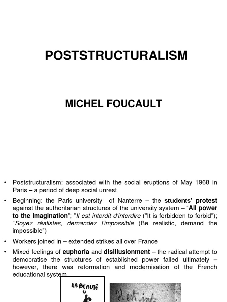 Foucault and the Roots of Poststructuralism | PDF | Discourse | Prison