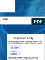 Pertemuan 6 Array