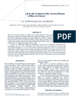 Using Drone Brood in The Control of The Varroa Disease of Bees in Greece '