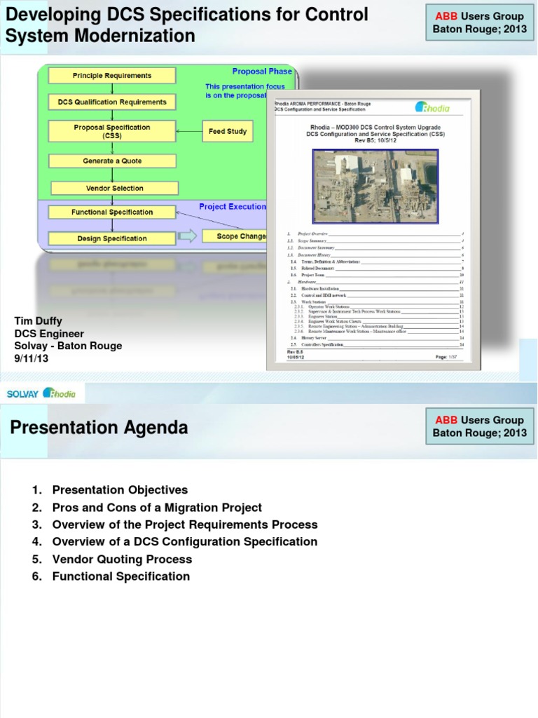 DCS Migration Specifications Overview | PDF | Specification (Technical ...