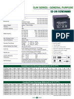 LP12-24 General Purpose Lead-Acid Battery Specification