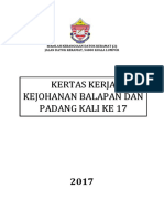 Kertas Kerja Kej Balapan Dan Padang 2017