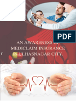 An Awareness of in Ulhasnagar City.: Mediclaim Insurance