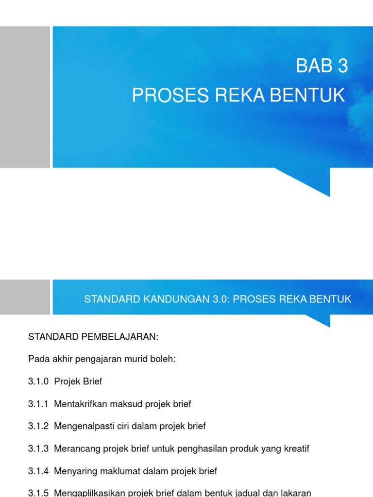 3 Bab 3 Projek Brief Rbt Pdf
